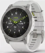 Умные часы Garmin epix (Gen 2) Sapphire Editions 47 мм, White Titanium