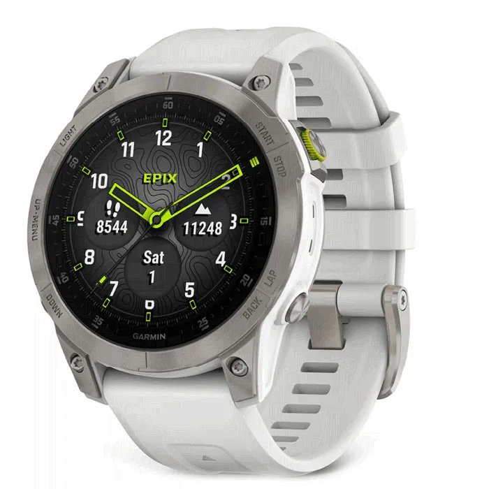 Купить Garmin Epix (Gen 2) Sapphire Titanium - White в Краснодаре