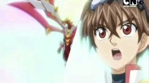 Bakugan Gundalian Invaders - Pyrus Blitz Dragonoid Evolution To Pyrus Titanium Dragonoid