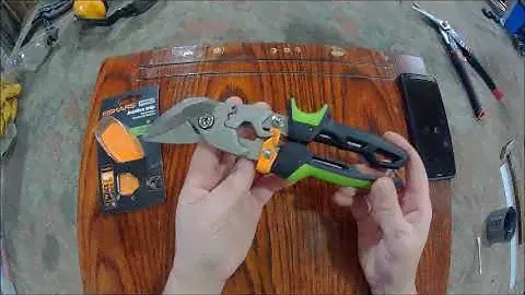 Ножиці для металу Fiskars Pro Power Gear праві