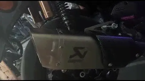 test sound knalpot Akrapovic Evolution line for NMAX