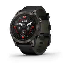 Спортивные часы Garmin Epix Pro Sapphire (Gen 2) 47 mm Titanium/Black Leather Band