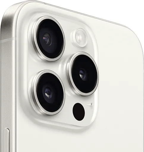 Смартфон Apple iPhone 15 Pro 128GB, White Titanium (белый)-1