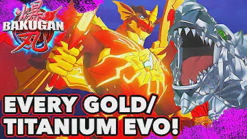 Every Gold and Titanium Evolution! | New Bakugan Cartoon