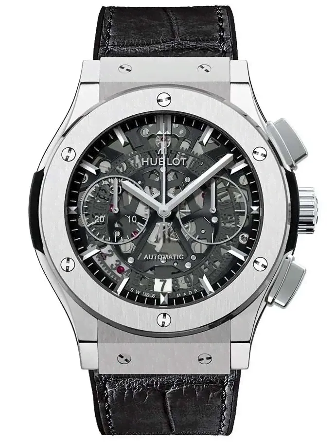 Hublot skeleton Classic Fusion Aerofusion Chronograph Titanium