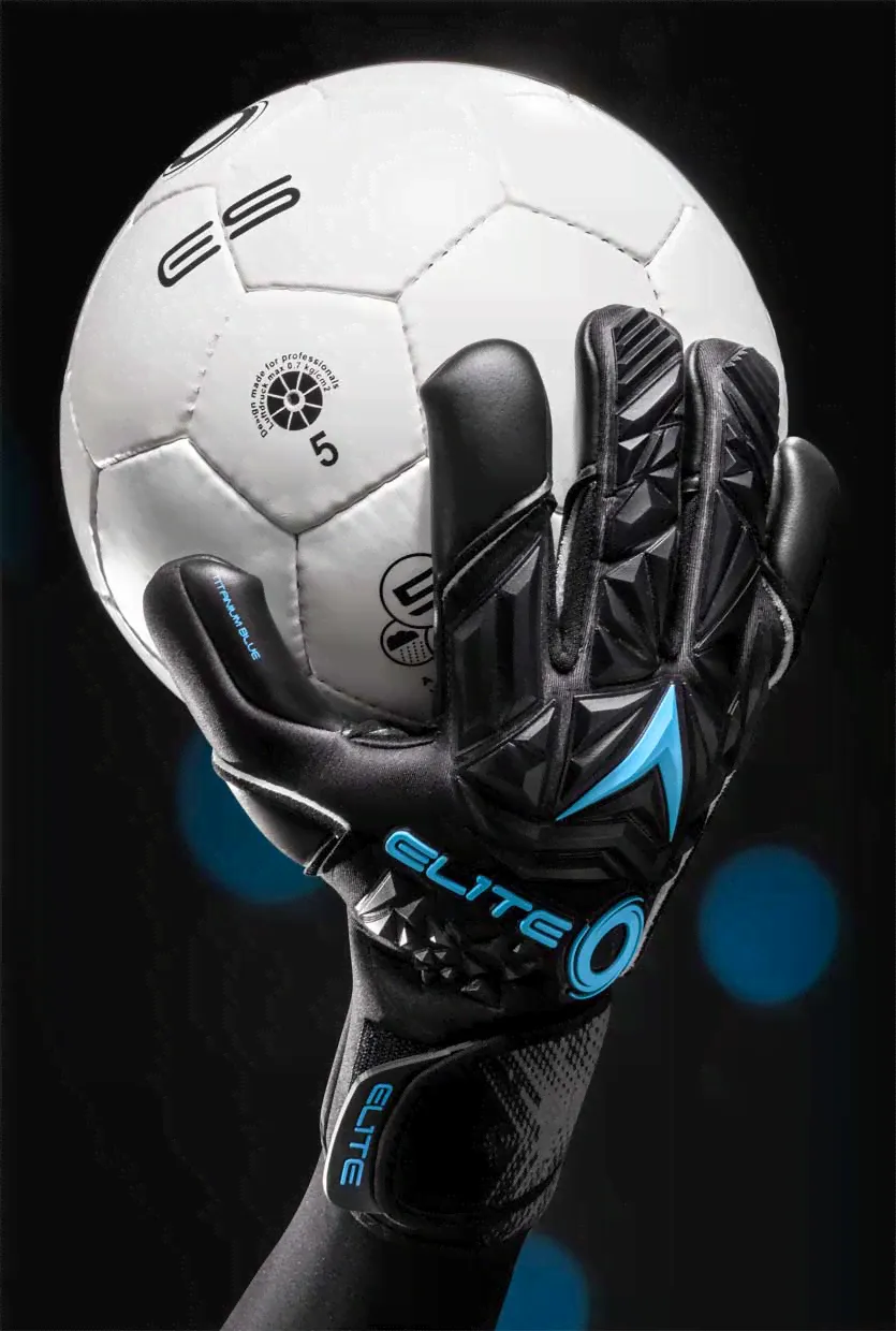 Вратарские перчатки ELITE TITANIUM BLUE-0