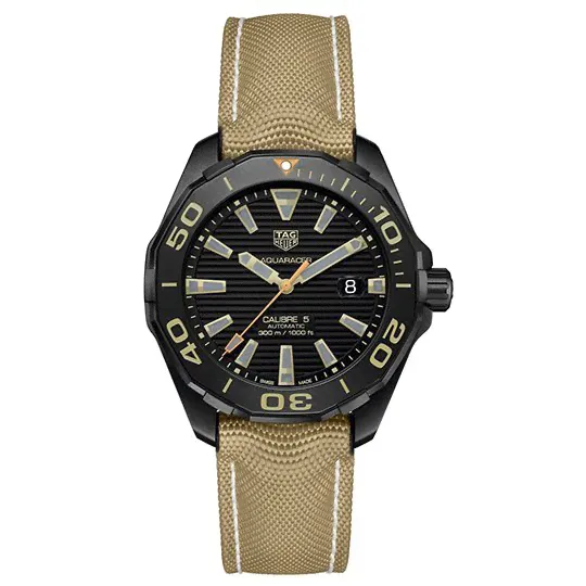 Часы TAG Heuer Aquaracer 300M Calibre 5 Automatic 43mm Black Titanium