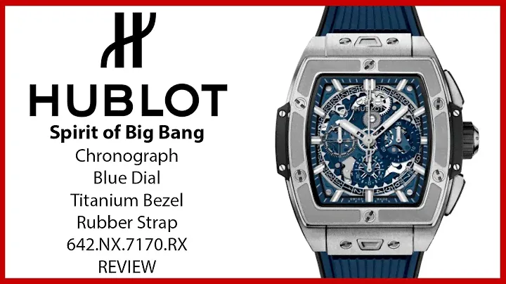 ▶ Hublot Shaped Spirit of Big Bang Titanium Blue 642.NX.7170.RX - REVIEW