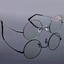 Оправа для очков 100% Pure Titanium Vintage Round Optical Flexible Eyeglass Frame Spectacles 8786