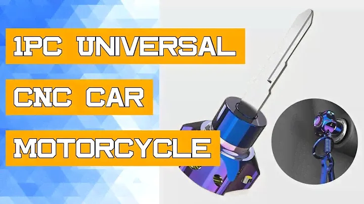 1PC Universal CNC Car Motorcycle Key Head Aluminum Alloy Titanium Burn Hexagon Key Bit Tip Auto Deco