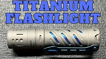 First Impressions Of Another EDC Acebeam Titanium Flashlight! E70 Mini