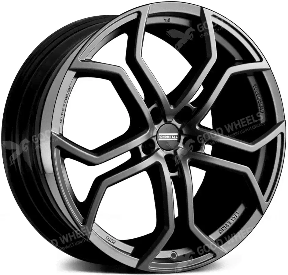 Диски Литые Fondmetal 9XR 9x20 5x130 ET55 71.6 Matt Titanium в интернет-магазине Good Wheels|