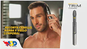 Afeitadora de hombre para cabello y cuerpo MicroTouch Titanium Trim🧔| A3D