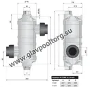Теплообменник 75 кВт Pahlen Hi-Temp titanium HTT75 титан (11324)