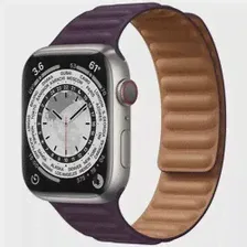 Смарт часы Apple Watch 7 Titanium 45 mm Cellular цена, купить в Москве, отзывы, характеристики, обзор