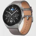 Умные часы HUAWEI Watch GT 3 Pro Light Titanium/Gray Leather (OND-B19)