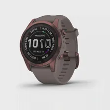 Умные часы Garmin Fenix 7S Sapphire Solar Dark Bronze Titanium with Shale Gray Band (010-02539-28)